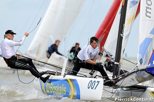F18 - Larsen and Dubbeldam in action - - 2009 World Championship &copy; Pierrick Contin www.pierrickcontin.com